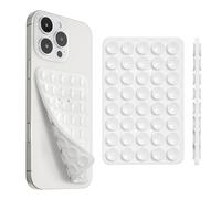 SUCKY Upgraded Double Sided Suction Phone Octo Cup Buddy Mount - Anti-Slip Holder - Sticky Grip for Selfies, Videos (Pearl White)