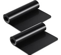 Suclain 2 Sheet Acoustic & Vibration Damping Film Anti Vibration Isolation Pads 70 Durometer Black 12 x 6 x 0.125 Inch Acoustic Damping Film Sound Shock Absorbing Mat