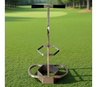 SUCRFXJ Golf Turf Repair Tool, Heavy-Duty Hexagonal Turf Cutter with Ergonomic Dual Handles, Stainless Steel Greens and Lawn Maintenance Repair Tool, Sharp Blade for Easy Grass Removal