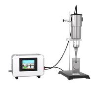 SUCRFXJ Ultrasonic Homogenizer, Sonicator Processor Cell Disruptor Mixer with Bracket, Handheld Homogenizer Lab Emulsifier,3mm/8mm Titanium Probe Diameter,Sample Volume 2000mL,for Biology, Lab(3MM)