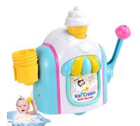 Sucritude Bath Bubble Maker,Kid Ice Cream Foam Maker | Toddler Bubble Blower Machine Toy for Birthday Christmas Kids Baby Shower Bathroom Fun Play