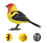 Sucritude Bird Toys for Kids, Electric Bird Toy, Electronic Pet Cute Desktop Realistic for Talking Interaction Toddler Outdoor Travel Waiting Room