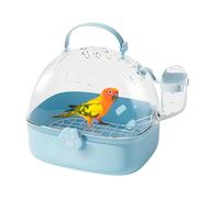 Sucritude Bird Travel Cage | Portable Hamster Cage With Water Bottle | Pet Bird Carrying Supplies Spacious Design for Sparrow Macaws Conures Chinchillas Budgies Cockatiels Parakeet Hedgehog