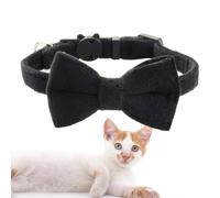 Sucritude Bow Tie Collar for Dogs, Breathable Skin Friendly Collar with Bowtie, Fashionable Eye-Catching Dog Bow Tie for Walking, Traveling, Home, Photography, Wedding