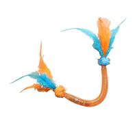 Sucritude Cat Rope Toy, Kitten Bite Toy Rope with Catnip, Bored Animals Interactive Cord Teaser with Bell for Small-to-Large Breeds Study Room Bedroom Living Room