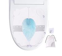 Sucritude Child Toilet Seat Attachment | Splash-Proof Toilet Seat for Potty Training | Folding Anti Slip Portable for Kids Baby Girls Home Bathroom Travel Car