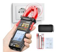 Sucritude Clamp Meter Multimeter | Clamp on Multimeter 4000-Count,Portable Digital Tester with LCD Backlight for Automatic Current Voltage Circuit Capacitor Automotive Wire Breaker