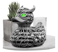 Sucritude Duck Garden Decor Resin | Weird Duck Lawn Ornament Halloween - Festive Desktop Home Decoration for Entryway Nightstand Workplace Dorm Apartment Display Living Room Bedroom Collectors