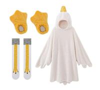 Sucritude Duck Onesie - Big White Goose Wearable Blanket Duck Blanket