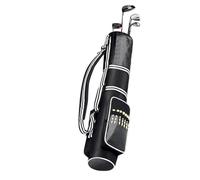 Sucritude Golf Club Bag - Golf Carry Bag - Holds 3-9 Sticks Foldable Waterproof Tee Towel Compartments Pack for Travel Practice Tournament Adults Trunk Airplane Beginner