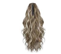 Sucritude Hair Extensions Ponytail,Curly Clip In Ponytail Extension | Long Volume Hairpiece,for Women Girls Cosplay Party Daily Commuting Gathering Performance