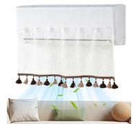 Sucritude Heat Vent Deflector | Fabric Anti-Direct Blowing Cover | 97x42cm Wall Units Air Conditioner Deflector | for Indoor Living Room Home Office Dorm Apartment Ceiling Wall