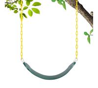 Sucritude Kids Swings for Outside | Child Swing Seat for Outside - Anti-Slip Green Color Toy Interactive for Children Boys Girls Garden Tree Backyard Park