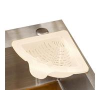 Sucritude Kitchen Sink Strainer - Magnetic Corner Sponge Holder,Corner Sink Strainer Kitchen Food Catcher,for Garbage Disposal Fruit Washing Home Apartment Restaurant Family