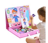 Sucritude Magnetic Puzzle - Double-Sided Magnetic Game | Face Changing Puzzles - for Family Toddler Girl School Home Classroom