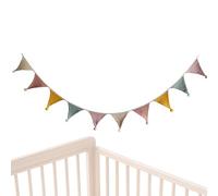 Sucritude Pennant Banner Flags,9 Ft Children's Room Bunting Banner Decor | Pennant Flags for School Boy Girl Room Birthday Party Easter Camping Bedroom Nursery Baby Shower Decoration