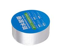 Sucritude Plumbing Tape for Leaks,Strong Bond Waterproof Resin Tape | Heat Shield Self-Adhesive Roof Sealant Aluminum Foil Film Sealing for RV Repair, Window, Silicone, Glass, Roof Leak