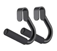 Sucritude Pull Up Bar Grips - Non-Slip Bands - Fitness Row Hooks Pull-Up Bar Handles - for Barbell Row Back Muscle Upper Body Home Travel Indoor Daily Workout Exercises Men Women Athletes