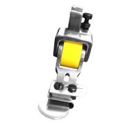 Sucritude Roller Presser Foot for Sewing Machine | Adjustable Sewing Machine Foot - Craft Accessories for Piping Knits Blind Embroidery Rolled Leather Work Gathering