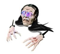 Sucritude Skeleton Arm Stakes - Light-Up Skeleton Rising From Ground Prop | Light Spooky Props Decoration for Haunted House Outside Yard Patio Festival Lawn