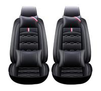 Sucroddy Car Seat Covers Full Set Fit for Honda Passport Waterproof Faux Leather Auto Seat Protectors with Storage Pockets Premium Cushion covers for Car (Black Luxury)
