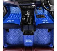 Sucroddy Custom Car Floor Mats for Bmw Leather Waterproof Blue | for Bmw 1|2|3|4|5|6|7|8 Series X1 X2 X3 X4 X5 X6 X7 Z4 I3 I4 Z4 M3 M4 All-Weather Right Hand Drive Floor Liner