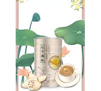 Sucrose-free sweet-scented osmanthus lotus root powder soup 600g/can, Nutritious breakfast, Instant pure lotus root powder, Chinese desserts, Chinese leisure snacks (Sugary,1 can)