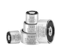 Suction 1.5~120KG 15~1200N Strong Electromagnet Solenoid DC 12v Electromagnet Small Electro 24V Coil Electric Magnet 12/24 Volt(D80H10mm 25KG)