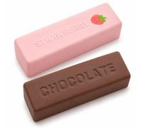 suction 2 PCS Butter Squishy, Chocolate Squishy, Lovely Decor for Home and Office, For Squishies Lovers and Dessert themed Decor Fans