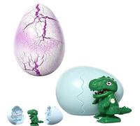 suction 2 PCS Hatching Eggs, Hatching Dinosaur Egg, Novelty Collectible Display Piece, Dinosaur Egg with Cracked Texture Design, Decorative Ornament for Home and Office