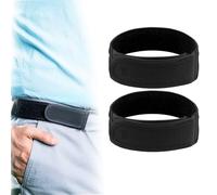 suction 2 PCS Velcro Belt, Velcro Belts for Men, Mens Belts Elasticated, No Buckle Elastic Belt, Adjustable Invisible Side Belts, Stylish Look Waist Belt Decor, for Walking, Work, Home, Traveling