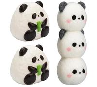 suction 3 PCS Panda Squishy Plush Ornament, Relaxing & Comforting Decorative Pieces, Cozy Accent for Home Styling and Thoughtful Occasion Gifting, Premium Quality Material