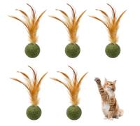 suction 5 PCS Cat Nip Balls Cats, Catnip Balls, Great for Cat Owners, For Feline Enthusiasts at Home