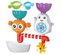 Suction Bath Toys - Interactive Fun Learning Games,Suction Cup Child Bath Squirt Toys - for Home Travel Bathtub Summer Birthday Play Interaction Boys Girls