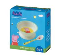 Suction cup bowl and spoon - Peppa Pig - One Size - Blue - 160 ml - 12 months - Mixed