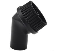 Suction Brush for Bosch GAS, 35mm Round Dusting Tool for Furniture | Rust-free Plastic, Soft Bristles, Fits 35mm Connectors, for ideal For Furniture, Dirt, And Sawdust Cleaning