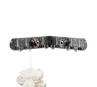 Suction Corner Multi-Hook Rack | Foldable No-Drill Organizer Holder | Wall Towel Rack - for Family Friends Adults Women Home Indoor Garage Shower Kitchen Bathroom