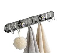 Suction Corner Multi-Hook Rack,Foldable No-Drill Waterproof Organizer - Wall Towel Rack,for Family Friends Adults Men Women Home Indoor Garage Shower Kitchen