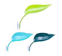 Suction Cup Barch, BlattBarch - Suction Cup 3 Pieces Tank Terrarium Leaf - Realistic Reptiles - Rasting Operations for Turtle Patio that Eat After Chameleons