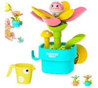 Suction Cup Bath Toys - Watering Flower Game With Irrigation Cup,Bath Toys - Sunflower Sprinkler Water ,Shower Fun Time For Girls(A)