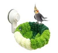 Suction Cup Bird Nest, Window Bird Bed Perch Hammock with Soft Plush, Winter Car Bed for Parrot Parakeets Finch Budgies Cockatiel Lovebird Travel