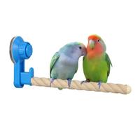Suction Cup Bird Perch,Birds Window/Bath/Car/Travel Perch Stand for Parrot Parakeet Cockatiel Conure Budgie Lovebirds