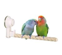 Suction Cup Bird Perch,Birds Window/Bath/Car/Travel Perch Stand for Parrot Parakeet Cockatiel Conure Budgie Lovebirds