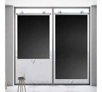 Suction Cup Blackout Curtains, No Drill Portable Roller Shades for Windows, 99% Blackout Temporary Window Blinds, Sun Blocker for Indoor Home(55W x 100H cm)