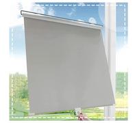 Suction Cup Blackout Roller Blinds,Sunshade Roller Blinds for Windows and Doors,Insulated/Privacy Curtains,Retractable Roller Shades,for Bedroom Kitchen Balcony Car,Grey-65×125cm(25.6 * 49.2in)