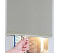 Suction Cup Blackout Roller Shades for Roof Windows & Doors Retractable Balcony Sunshade Blinds No Drill Privacy Curtains Grey 72x125cm (28.3x49.2in)