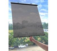 Suction Cup Blind for Windows/Car, Adjustable PVC Blackout Blind, Stick on Sun Shades Car Windows, for Car Side/rear Window, Bedroom, Kitchen, Shield From the Sun, No need to Drill Holes (Color : B