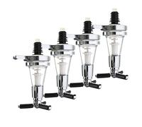 Suction Cup Bottle Dispenser, Rotating Pourer for Parties | aluminum alloy build, food-grade plastic, telescopic rod, 30ml shot, release valves