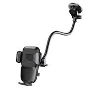 Suction Cup Bracket - Car Phone Mount | Flexible Stand with Thick Base, Secure Placement Tool for Hands- Driving or GPS Use on Windshield or Dashboard