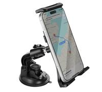 Suction Cup Car Mount for 7“ to 10” Tablets/Smartphones with 360° Rotating Head